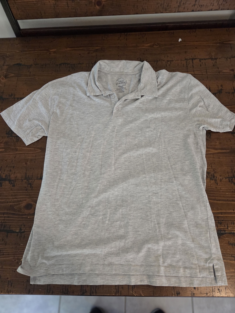 Light Gray Men's Polo Shirt - Casual Everyday Style
